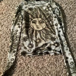 urban outfitters mesh sun shirt